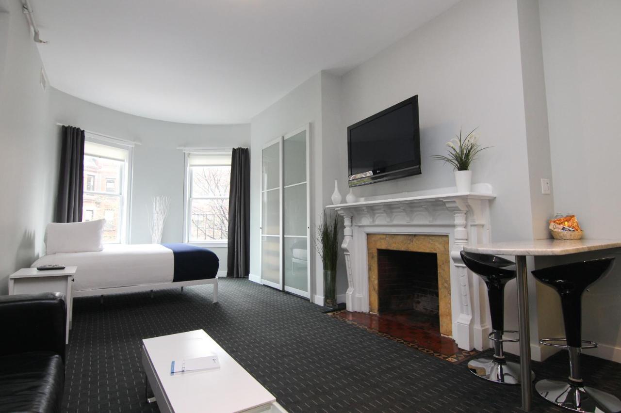 Stylish Newbury Street Studio, #4 Boston Buitenkant foto